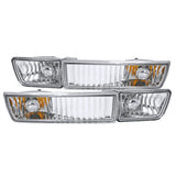 Coolstuffguru Compatible with Volkswagen Golf Jetta Cabrio Chrome Fog Lights, Bumper Lights