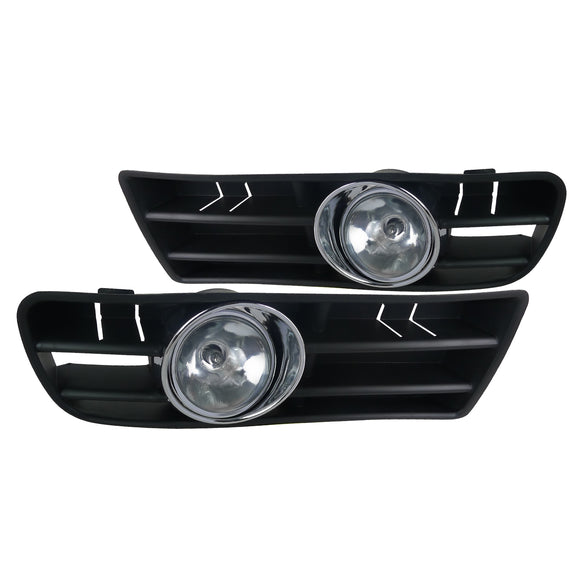 Coolstuffguru Compatible with Volkswagen Golf TDI GTI MK4 Clear Front Bumper Fog Lights+Bulbs+Switch