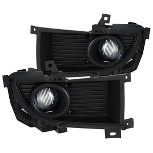 Coolstuffguru Compatible with Mitsubishi Lancer Clear Lens Front Bumper Driving Fog Lights+Bulbs+Switch