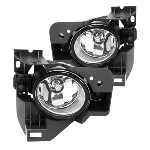 Coolstuffguru Clear Lens Fog Lights + H11 Bulbs + Switch Included Compatible with Nissan Maxima 2009-2014 L+R Pair Assembly