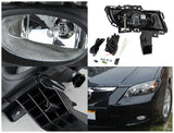 Coolstuffguru Compatible with Mazda-3 GT GS Chrome Clear Front Bumper Fog Lights Kit+Switch+Bulbs