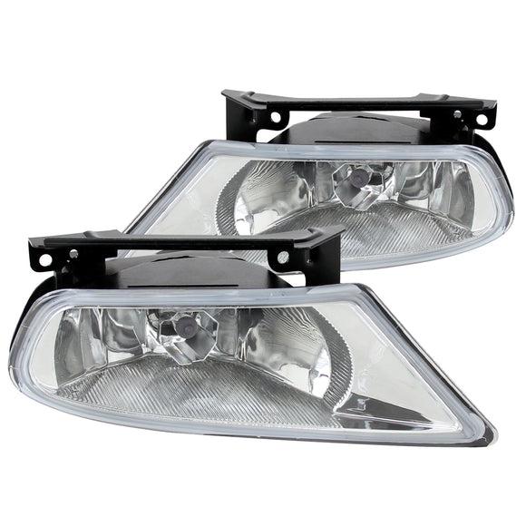 Coolstuffguru Compatible with/Replacement for 2005-2007 Honda Odyssey Chrome Clear Bumper Fog Lights Kit+Switch Wiring