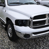 Coolstuffguru Compatible with Dodge Ram 1500/2500/3500 Durango Pickup Smoke Bumper Driving Fog Lights