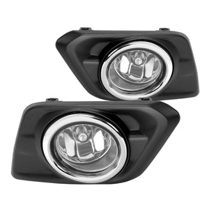 Coolstuffguru Clear Lens Fog Lights + H11 Bulbs + Switch Included Compatible with Nissan Rogue 2014-2016 L+R Pair Assembly