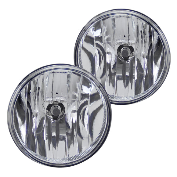 Coolstuffguru Compatible with GMC Sierra 1500/2500HD/3500HD Clear Lens Driving Fog Lights+Switch