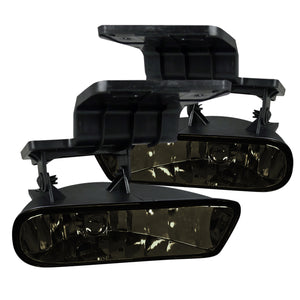 Coolstuffguru Compatible with Chevy Silverado Tahoe Suburban Smoke Tint Oem Style Fog Lights