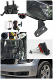 Coolstuffguru Compatible with Chevy Tahoe Suburban Smoke Front Bumper Driving Fog Lights+Bulbs+Switch