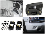 Coolstuffguru Compatible with Chevy Trailblazer Isuzu Ascender Clear Fog Lights Bumper Lamps