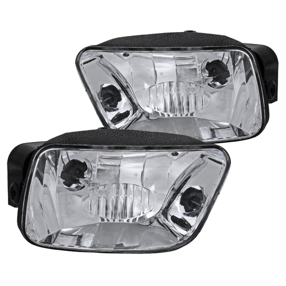 Coolstuffguru Compatible with Chevy Trailblazer Isuzu Ascender Clear Fog Lights Bumper Lamps