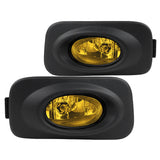 Coolstuffguru Compatible with Acura TSX Amber Yellow Lens Front Bumper Driving Fog Lights+Bulbs+Switch