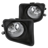 Coolstuffguru Compatible with Toyota Tundra Pickup Clear Front Bumper Fog Lights Driving Lamps Left+Right