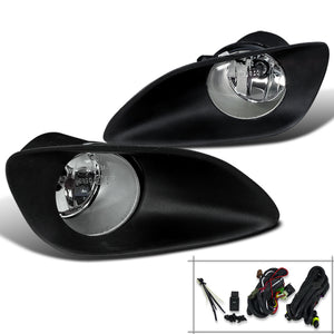 Coolstuffguru Compatible with Toyota Yaris 4 Door Sedan Oem Style Chrome Clear Fog Lights Lamps