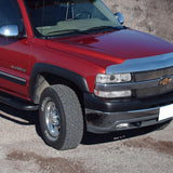 Coolstuffguru Compatible with Chrome Chevy Silverado LED Halo Projector Headlights+Bumper Lights+Fog Lamps