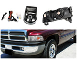 Coolstuffguru Compatible with DODGE RAM 94-01 CHROME EURO HEAD LIGHTS CORNER+FOG LAMP