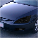 Coolstuffguru Compatible with Honda Accord 2dr Coupe Jdm Smoke Tint Headlight+Clear Bumper Fog Lamp