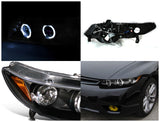 Coolstuffguru LED HEADLIGHTS+FOG LIGHT Compatible with 2006 2007 2008 HONDA CIVIC 2DR