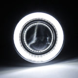 Coolstuffguru 3" Round White Clear SMD LED Halo Bumper Driving Projector Fog Lights