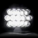 Coolstuffguru Compatible with Jeep Cherokee Clear 7" x 6" 15-LED Headlights+Corner Signal Lights+Bumper La