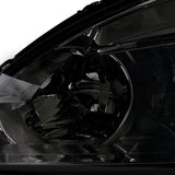 Coolstuffguru Compatible with Honda Accord LX EX JDM Smoke Lens Headlights Lamps