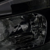 Coolstuffguru Compatible with Honda Accord 2dr Coupe Jdm Smoke Tint Headlight+Clear Bumper Fog Lamp