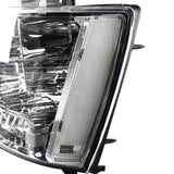 Coolstuffguru Chrome Headlights Compatible with Chevy Avalanche 2007-2013, 2007-2014 Tahoe Suburban, L+R Pair Head Light Lamp Assembly