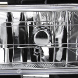 Coolstuffguru Compatible with Chevy C10 Suburban Silverado Tahoe Chrome Headlights+LED Bumper+Corner Lamps