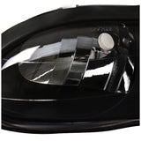 Coolstuffguru Compatible with Chevy Camaro Z28 Black Clear Headlights Left+Right Pair
