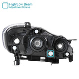 Coolstuffguru Compatible with Toyota Corolla Clear Lens Black Housing Head Lights Corner Signal Lamps