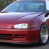 Coolstuffguru Compatible with Honda Civic Ex Dx Lx Chrome Clear Headlights