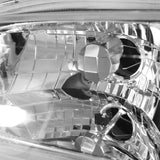 Coolstuffguru Compatible with Honda Civic Ex Dx Lx Chrome Clear Headlights