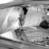 Coolstuffguru Compatible with Honda Civic Ex Dx Lx Chrome Clear Headlights