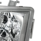Coolstuffguru Compatible with Honda Civic Ex Dx Lx Chrome Clear Headlights