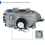 Coolstuffguru Compatible with Honda Civic Ex Dx Lx Chrome Clear Headlights