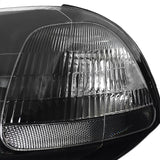 Coolstuffguru Compatible with/Replacement for 1996-1998 Honda Civic 2/3/4 Dr Black Headlights Front Head Lights Lamps Left+Right