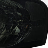 Coolstuffguru Compatible with Dodge Ram 1500/2500/3500 Pickup Crystal Smoke Tinted Headlights