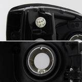 Coolstuffguru Compatible with Dodge Ram Smoke Crystal Headlights [W/O Amber Bar]