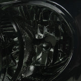 Coolstuffguru Compatible with Dodge Ram Smoke Crystal Headlights [W/O Amber Bar]