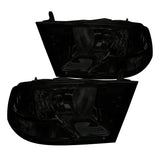 Coolstuffguru Compatible with Dodge RAM 1500 2500 3500 Pickup Smoke Lens Headlights Tinted Head Lamps Pair
