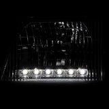 Coolstuffguru Compatible with Ford Econoline Van E150/250/350/450 Chrome SMD LED Headlights