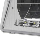 Coolstuffguru Compatible with Ford Econoline Van E150/250/350/450 Chrome SMD LED Headlights