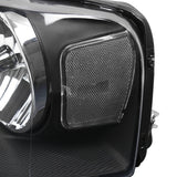 Coolstuffguru Compatible with Ford F150 Black Clear Headlights w/ Clear Reflector Pair