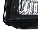 Coolstuffguru Black Headlights Diamond Driving Head Lamps Pair Compatible with 2009-2014 Ford F150 Pickup