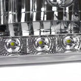 Coolstuffguru CRYSTAL CLEAR LED HEADLIGHTS W/ CORNER Compatible with 1999-2004 FORD F250 F350 F450