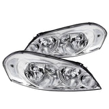 Coolstuffguru Compatible with Chevy Impala Limted Monte Carlo Euro Crystal Clear Headlights Head Lamps Pair