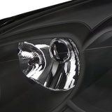 Coolstuffguru Compatible with Chevy Impala Monte Carlo Euro Black Crystal Headlights+Clear Reflector