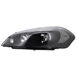 Coolstuffguru Compatible with Chevy Impala Monte Carlo Euro Black Crystal Headlights+Clear Reflector