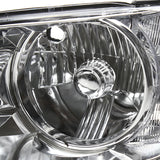 Coolstuffguru Compatible with Lexus IS300 Replacement Chrome Clear Headlights Front Lamps Left+Right