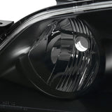 Coolstuffguru Compatible with Lexus IS300 Black Replacement Headlights Head Lamps Left+Right