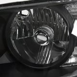 Coolstuffguru Compatible with Lexus IS300 Black Replacement Headlights Head Lamps Left+Right