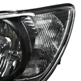 Coolstuffguru Compatible with Lexus IS300 Black Replacement Headlights Head Lamps Left+Right